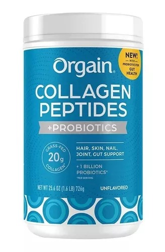 Orgain Collagen Peptides + Probióticos 1 Billion , 726 G