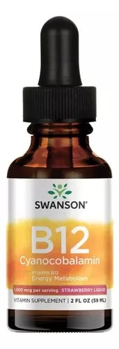 Swanson Cyanocobalamin Vitamina  B-12 1000mcg 52 Ml