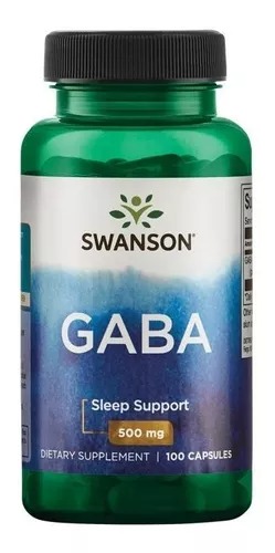 Swanson Gaba 500mg Promover Relajación Nerv. 100 Cáps. 