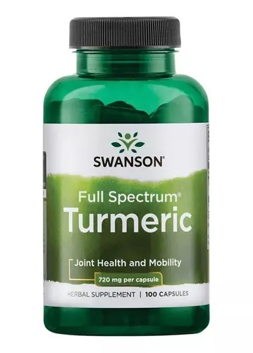 Swanson Turmeric Full Spectrum 720 Mg, 100 Cáps. 