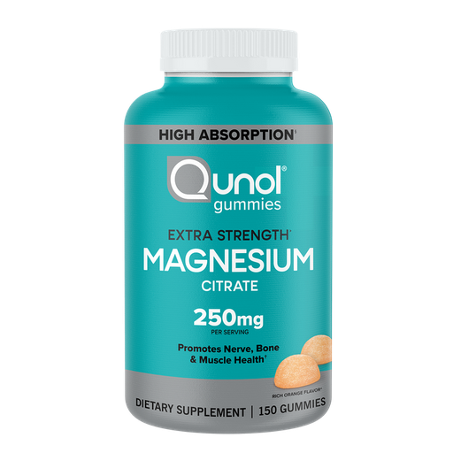 [REV120122] Qunol Calcio Extra Strength Magnesio 250mg  150 Gomitas