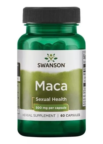 [SWP011] Swanson Maca 500mg Libido Potencia Sexual 60 Cáps. 