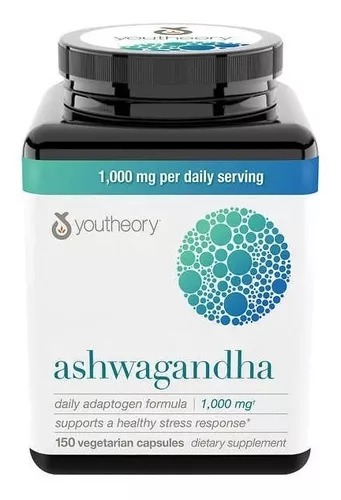 [1347221] Youtheory Ashwagandha, Orgánicas Vegetarianas 150 Cáps. 